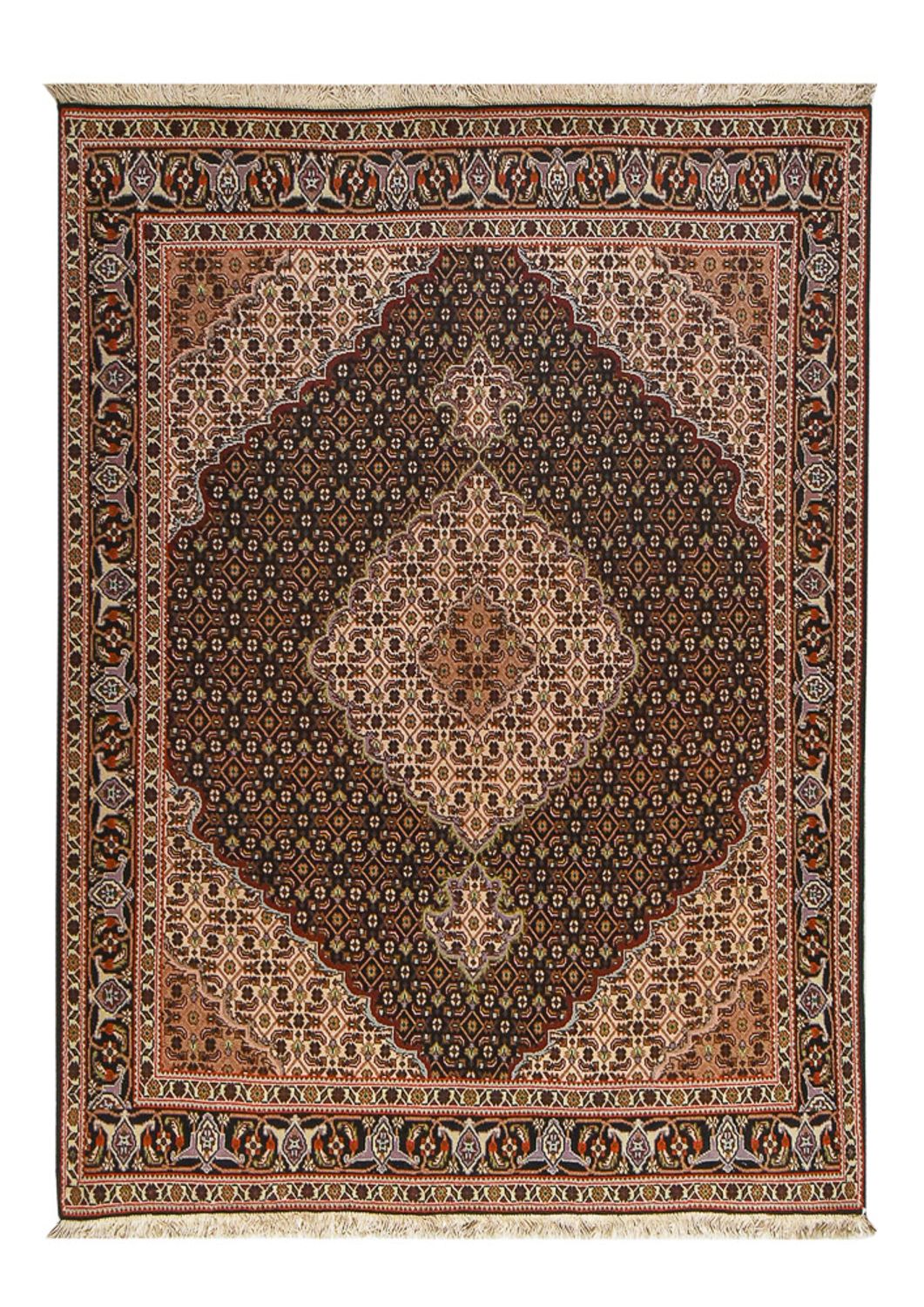 Persisk matta - Tabriz - Royal - 207 x 148 cm - brun
