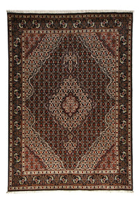 Persisk matta - Tabriz - Royal - 200 x 152 cm - mörkbrun
