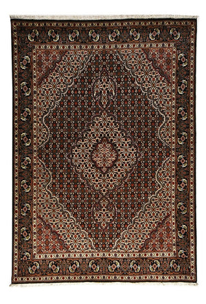 Persisk matta - Tabriz - Royal - 200 x 152 cm - mörkbrun
