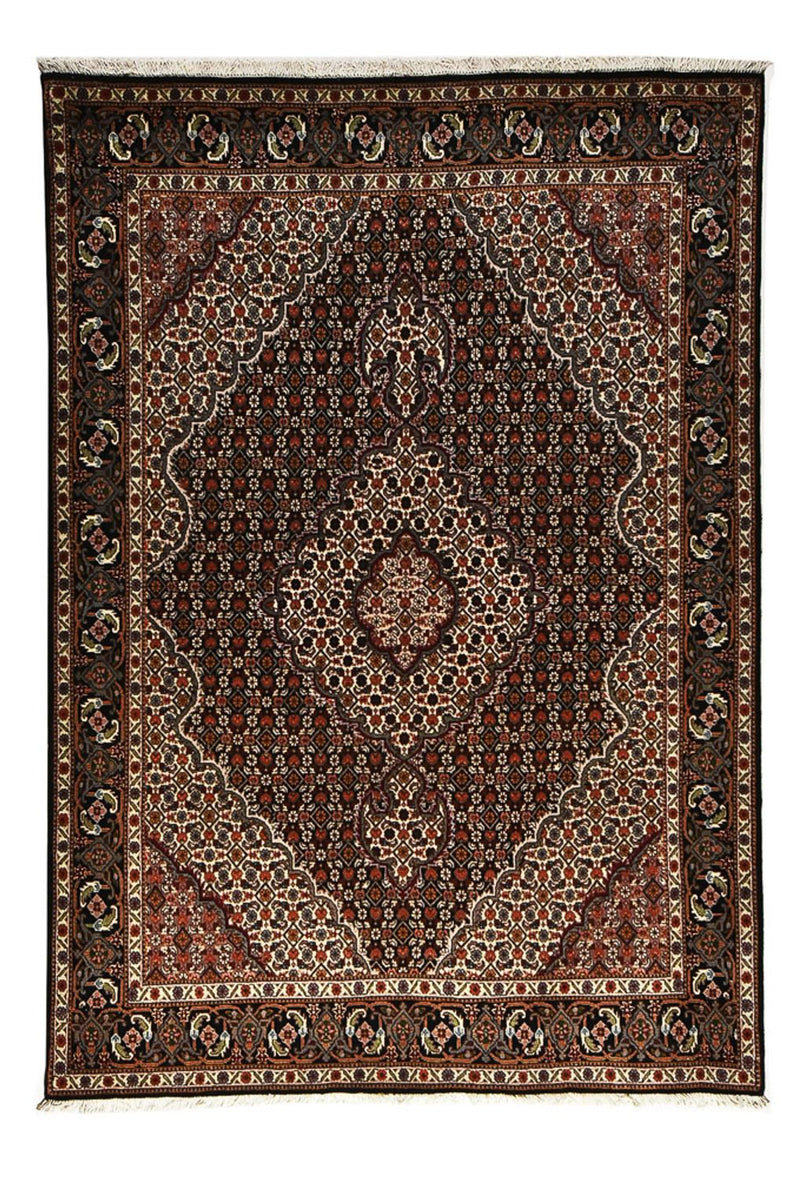 Persisk matta - Tabriz - Royal - 200 x 152 cm - mörkbrun