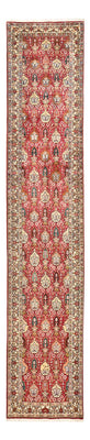 Runner Persisk matta - Tabriz - Royal - 408 x 80 cm - ljusröd