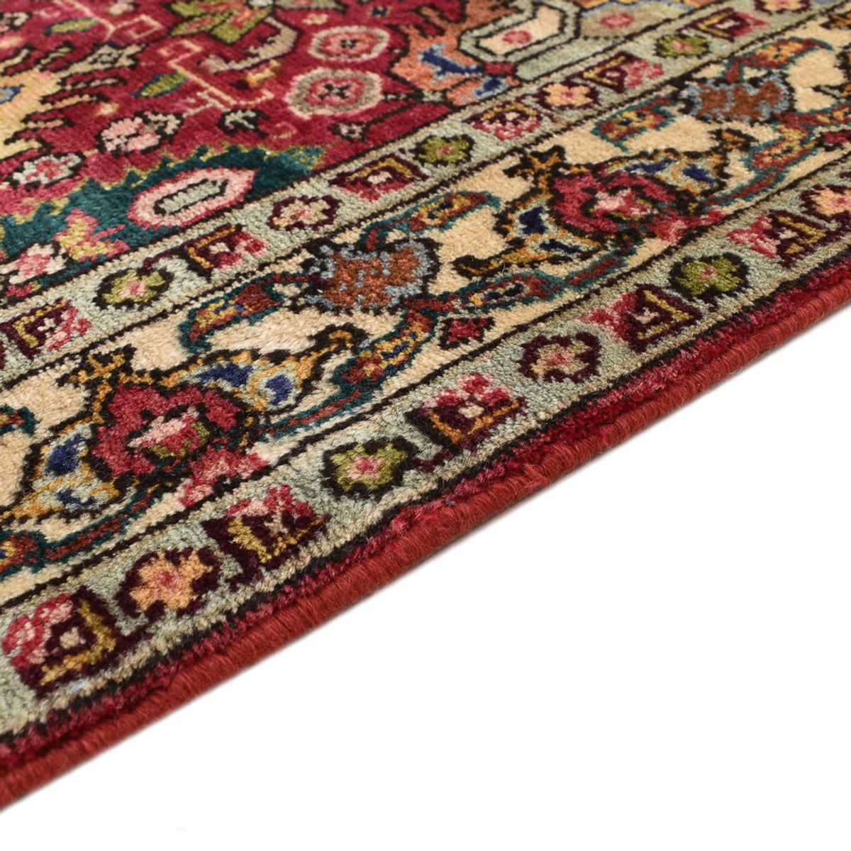 Runner Persisk matta - Tabriz - Royal - 408 x 80 cm - ljusröd