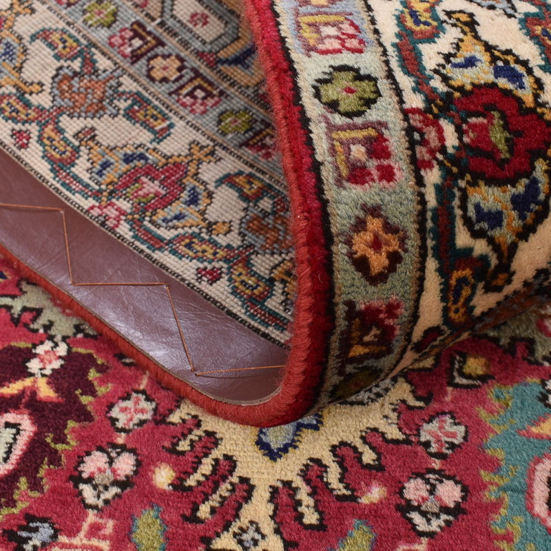 Runner Persisk matta - Tabriz - Royal - 408 x 80 cm - ljusröd