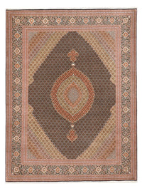 Persisk matta - Tabriz - Royal - 394 x 302 cm - mörk beige