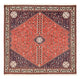 Persisk matta - Nomadic kvadrat  - 199 x 198 cm - röd