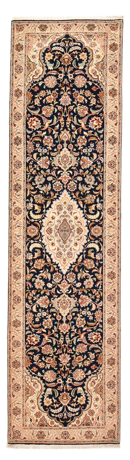 Runner Persisk matta - Tabriz - Royal - 310 x 83 cm - mörkblå