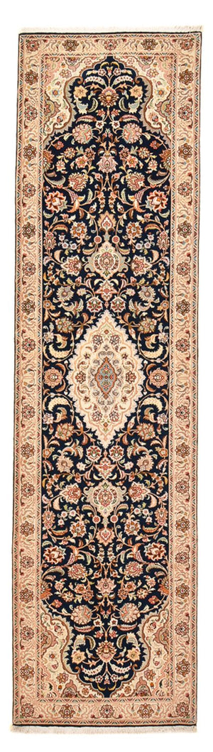 Runner Persisk matta - Tabriz - Royal - 310 x 83 cm - mörkblå