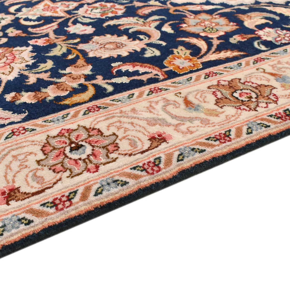 Runner Persisk matta - Tabriz - Royal - 310 x 83 cm - mörkblå