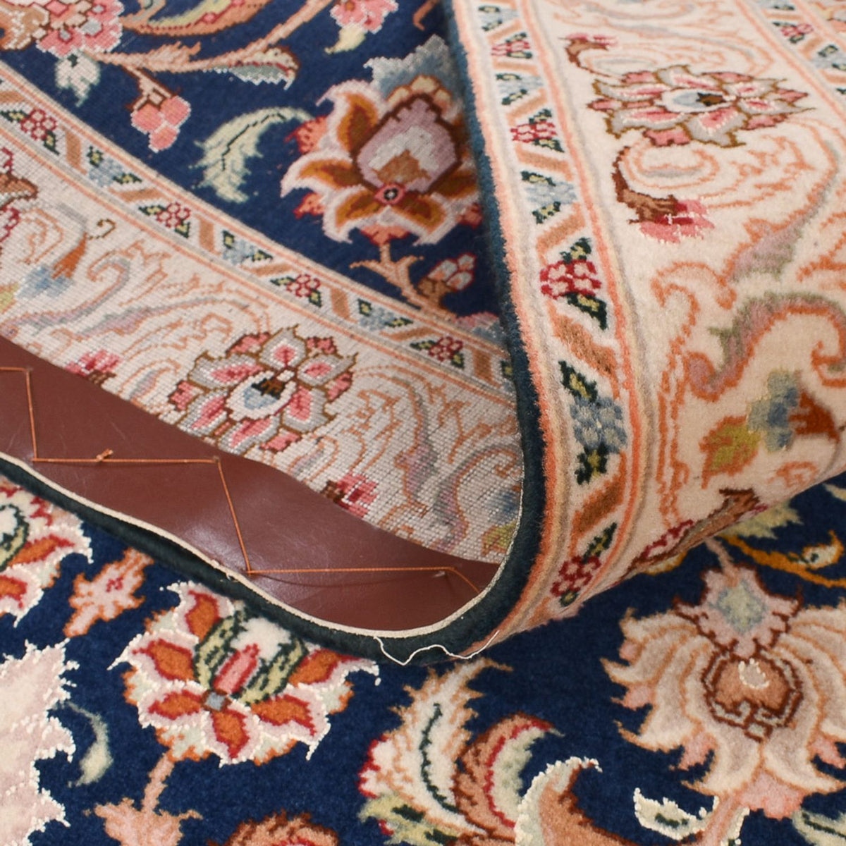 Runner Persisk matta - Tabriz - Royal - 310 x 83 cm - mörkblå