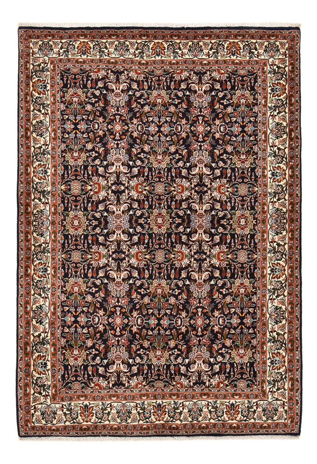 Persisk matta - Bijar - 215 x 145 cm - mörk beige