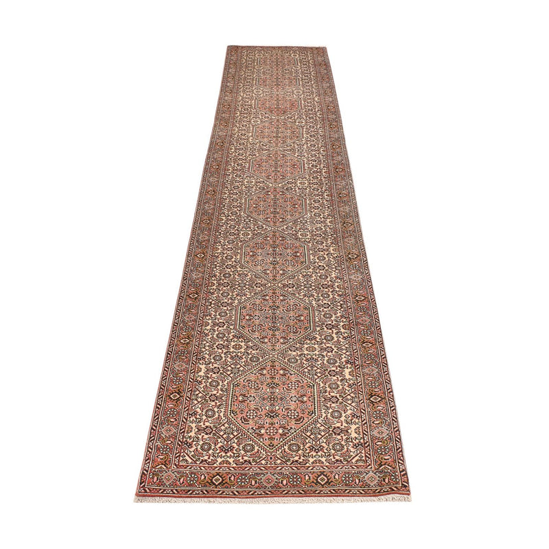 Runner Persisk matta - Bijar - 400 x 72 cm - mörk beige