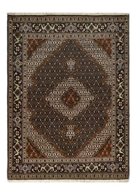 Persisk matta - Tabriz - Royal - 198 x 148 cm - mörkbrun