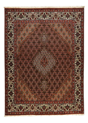 Persisk matta - Tabriz - Royal - 200 x 147 cm - mörkröd