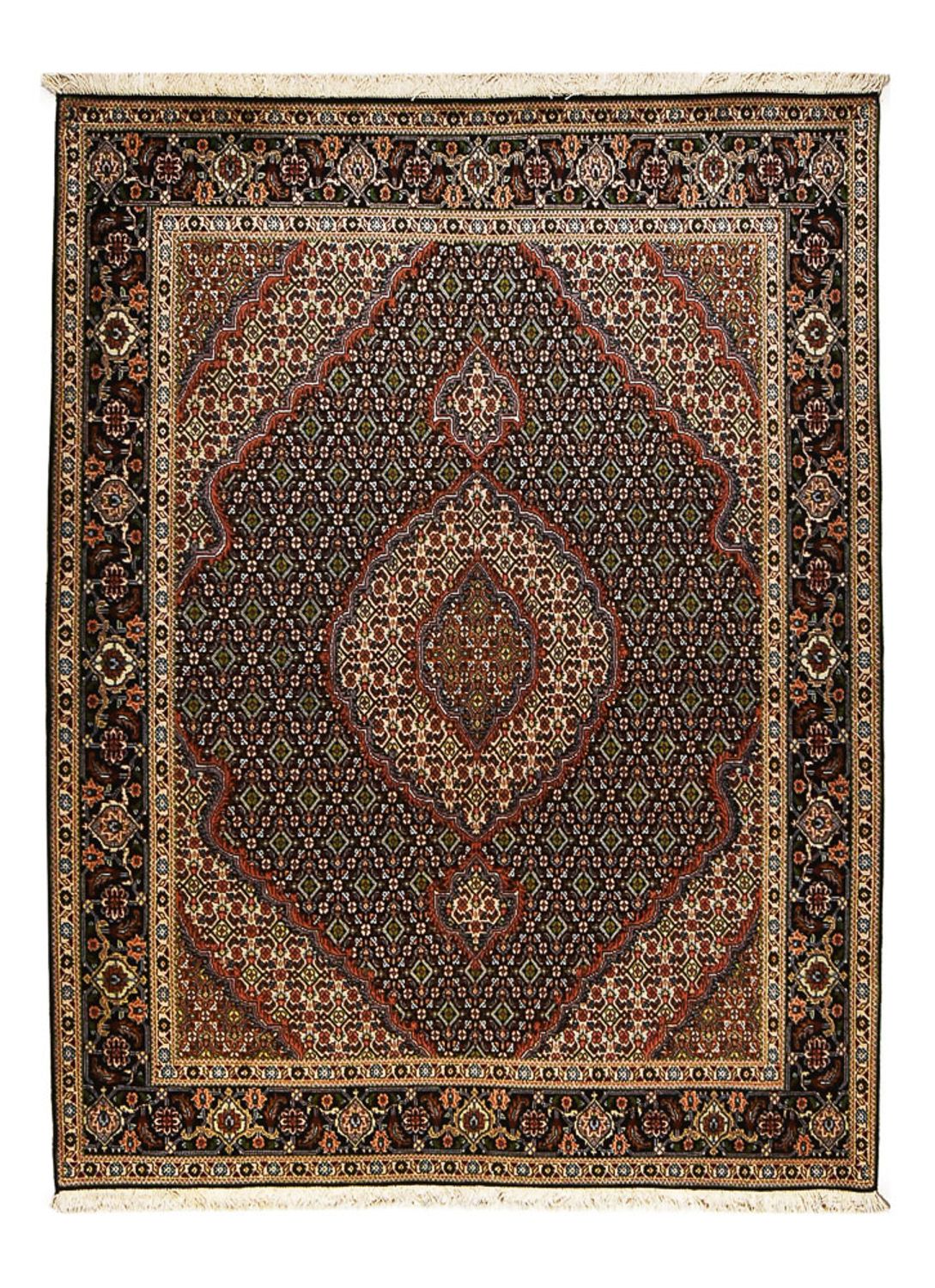 Persisk matta - Tabriz - Royal - 202 x 150 cm - mörkblå