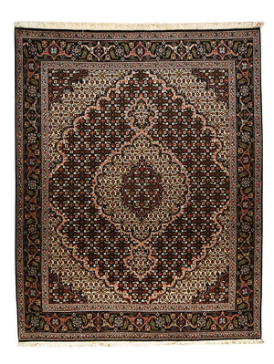 Persisk matta - Tabriz - Royal - 200 x 151 cm - mörkbrun