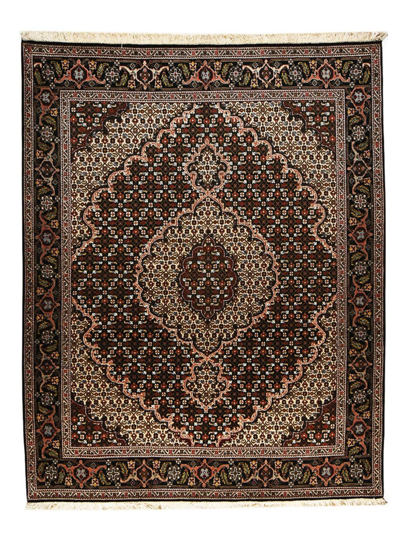 Persisk matta - Tabriz - Royal - 200 x 151 cm - mörkbrun