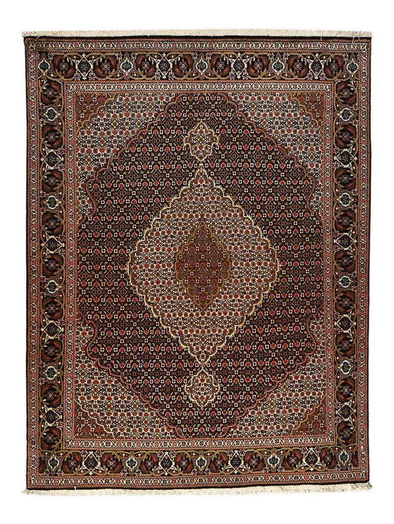 Persisk matta - Tabriz - Royal - 195 x 150 cm - mörkbrun