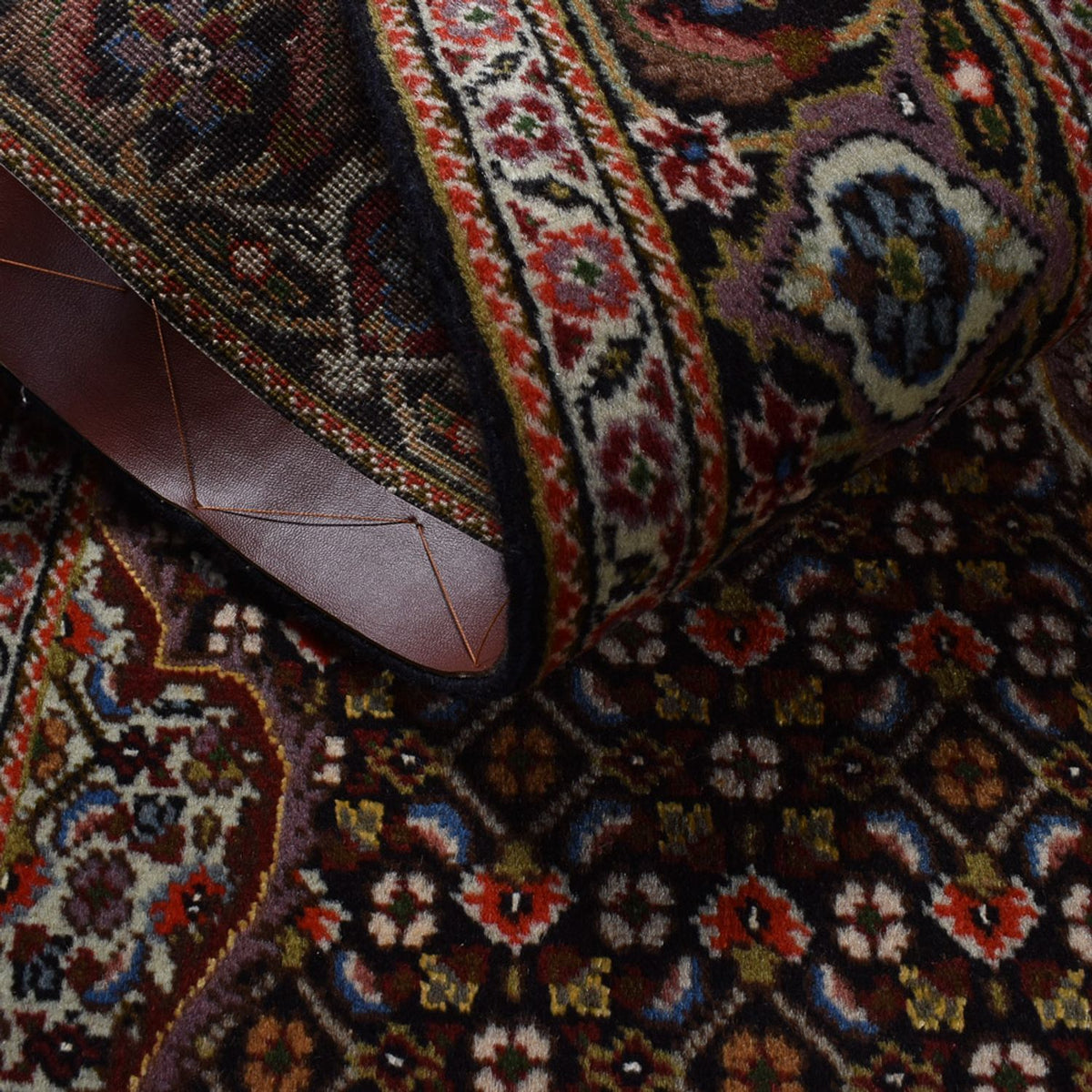 Persisk matta - Tabriz - Royal - 195 x 150 cm - mörkbrun