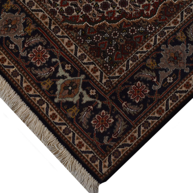 Persisk matta - Tabriz - Royal - 198 x 150 cm - mörkbrun