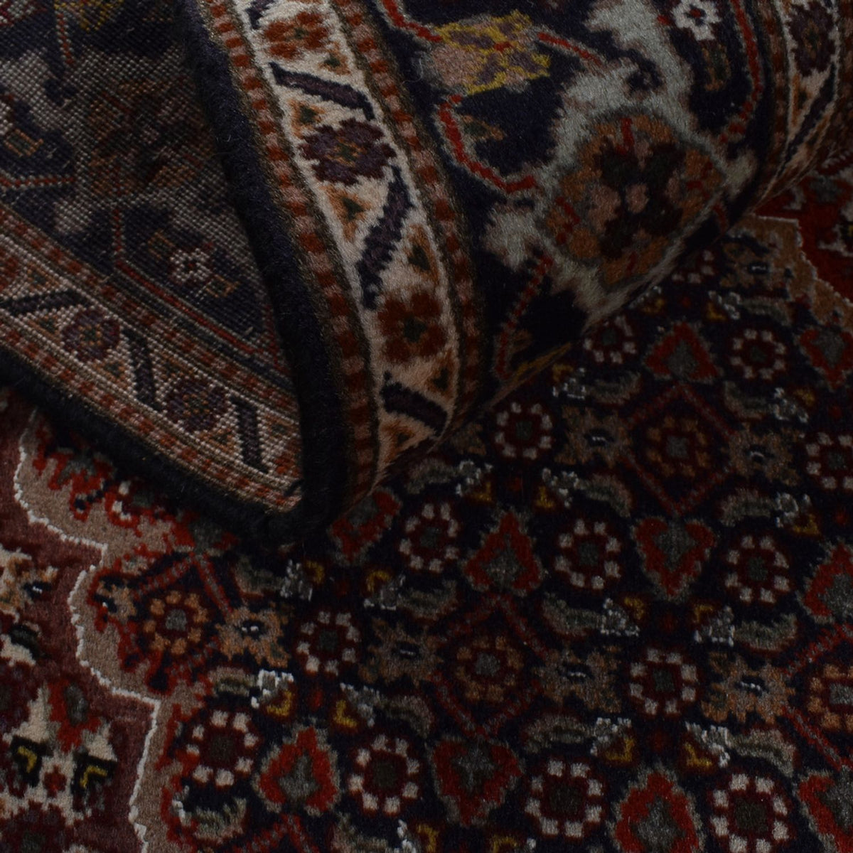 Persisk matta - Tabriz - Royal - 198 x 150 cm - mörkbrun