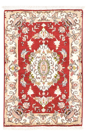 Persisk matta - Tabriz - Royal - 90 x 60 cm - röd