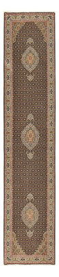Runner Persisk matta - Tabriz - Royal - 396 x 82 cm - mörk beige