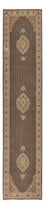 Runner Persisk matta - Tabriz - Royal - 396 x 82 cm - mörk beige