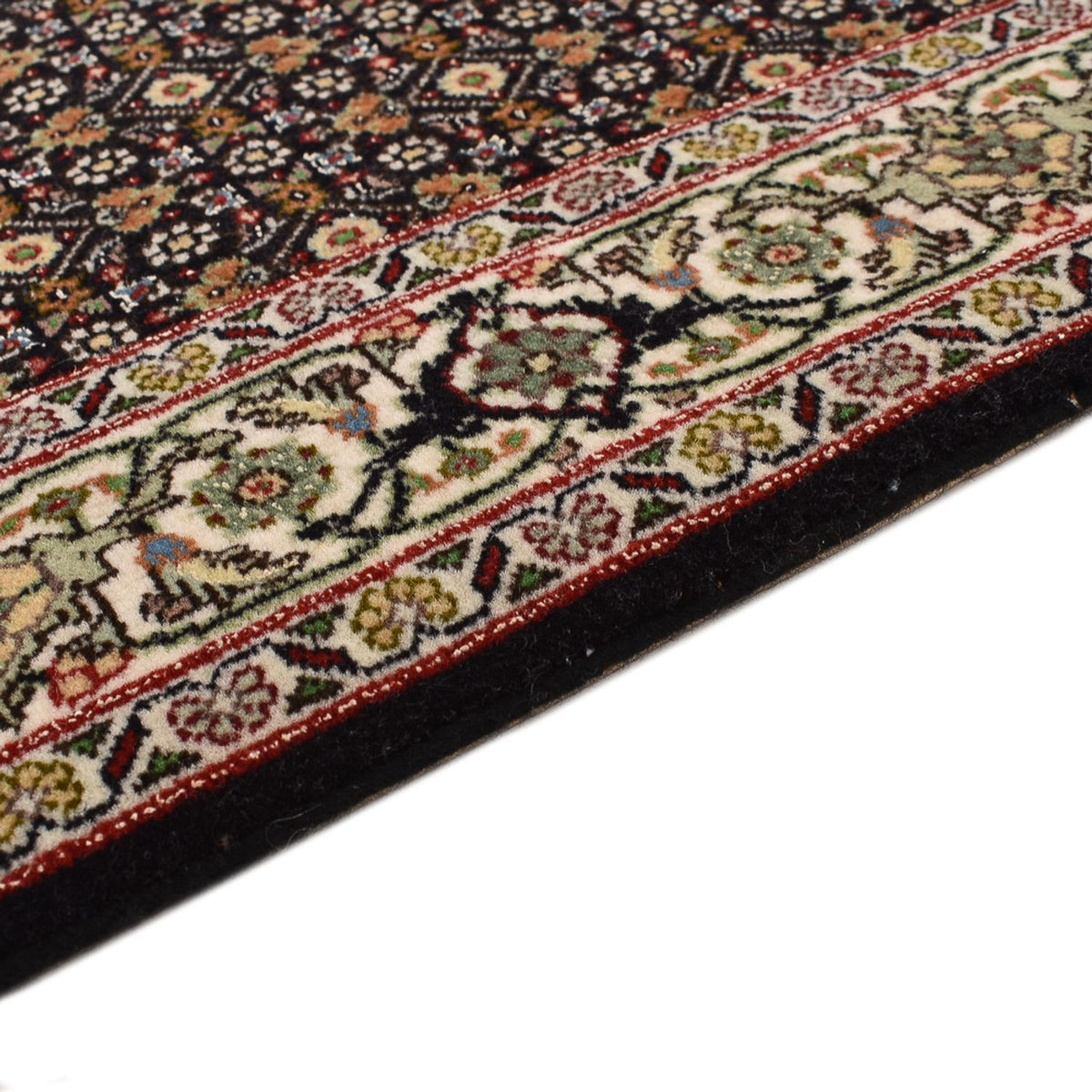 Runner Persisk matta - Tabriz - Royal - 396 x 82 cm - mörk beige