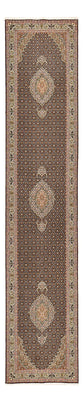 Runner Persisk matta - Tabriz - Royal - 390 x 82 cm - mörk beige