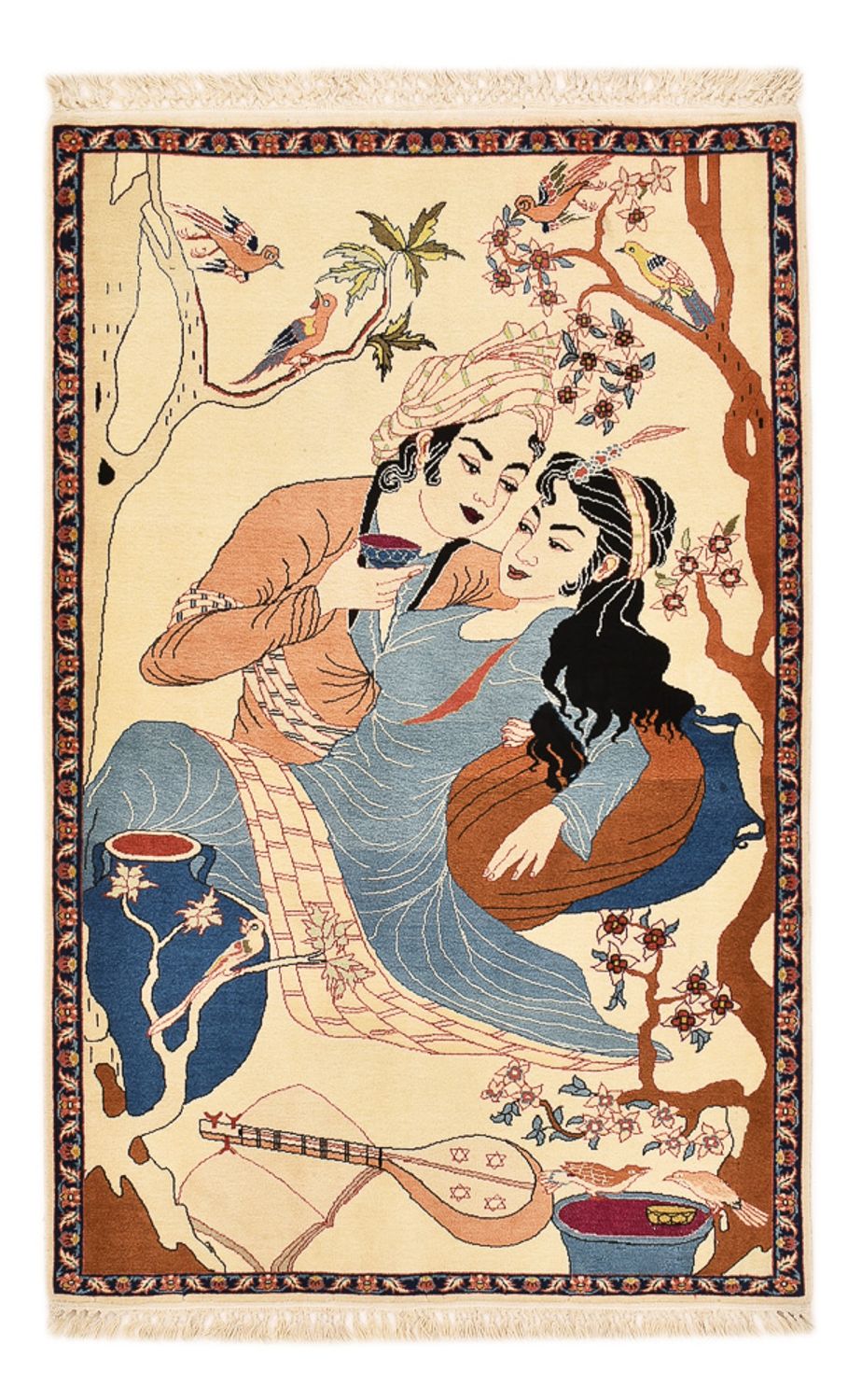 Persisk matta - Tabriz - Royal - 122 x 76 cm - flerfärgad