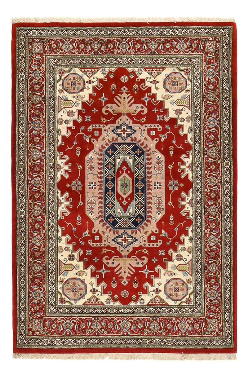 Persisk matta - Ghom - Kunglig - 204 x 132 cm - röd