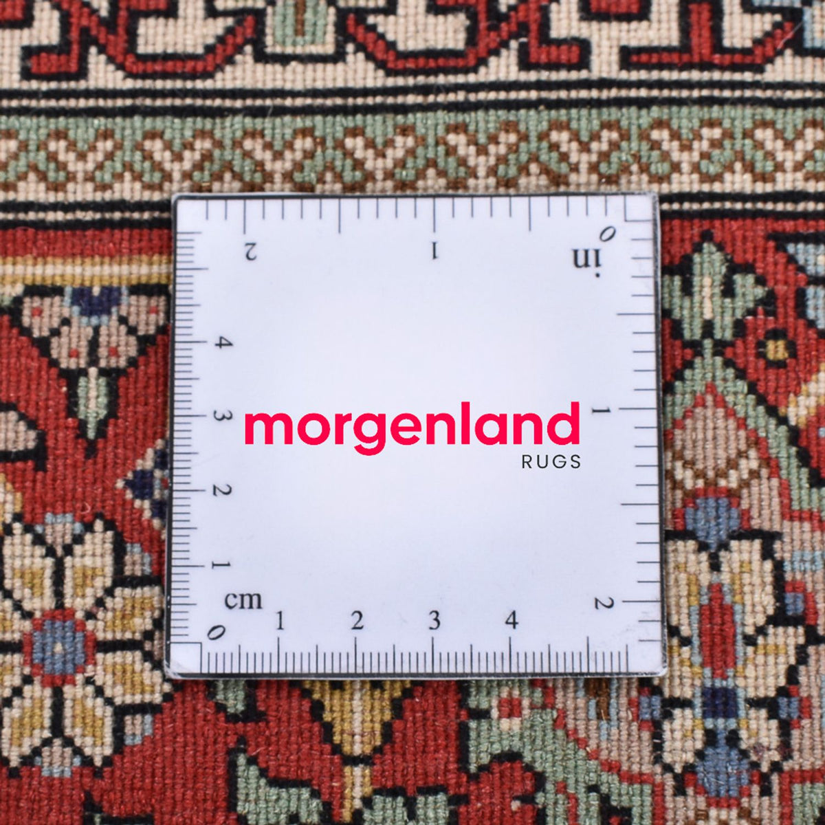 Persisk matta - Ghom - Kunglig - 204 x 132 cm - röd