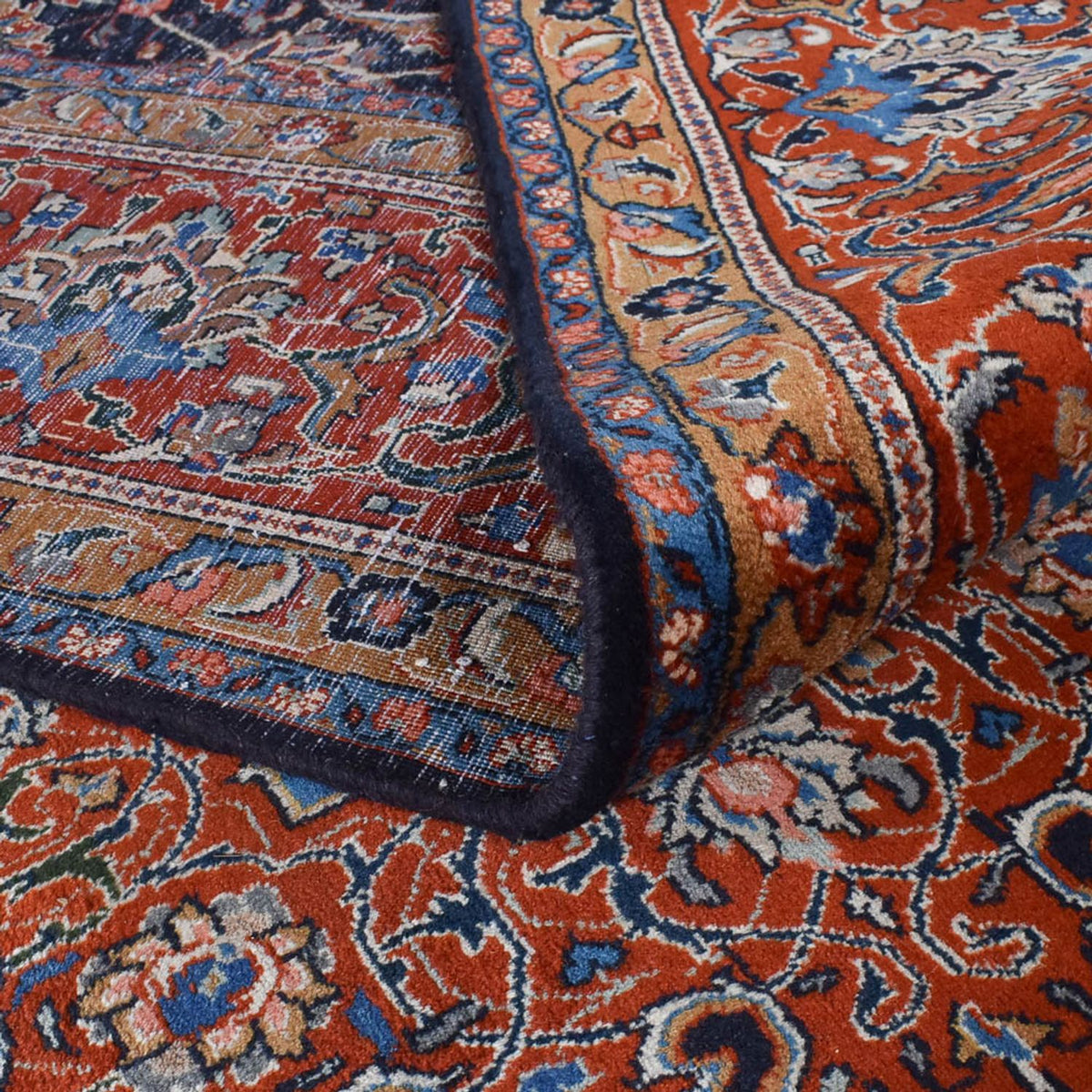 Persisk matta - Classic - Kungliga - 402 x 294 cm - mörkblå