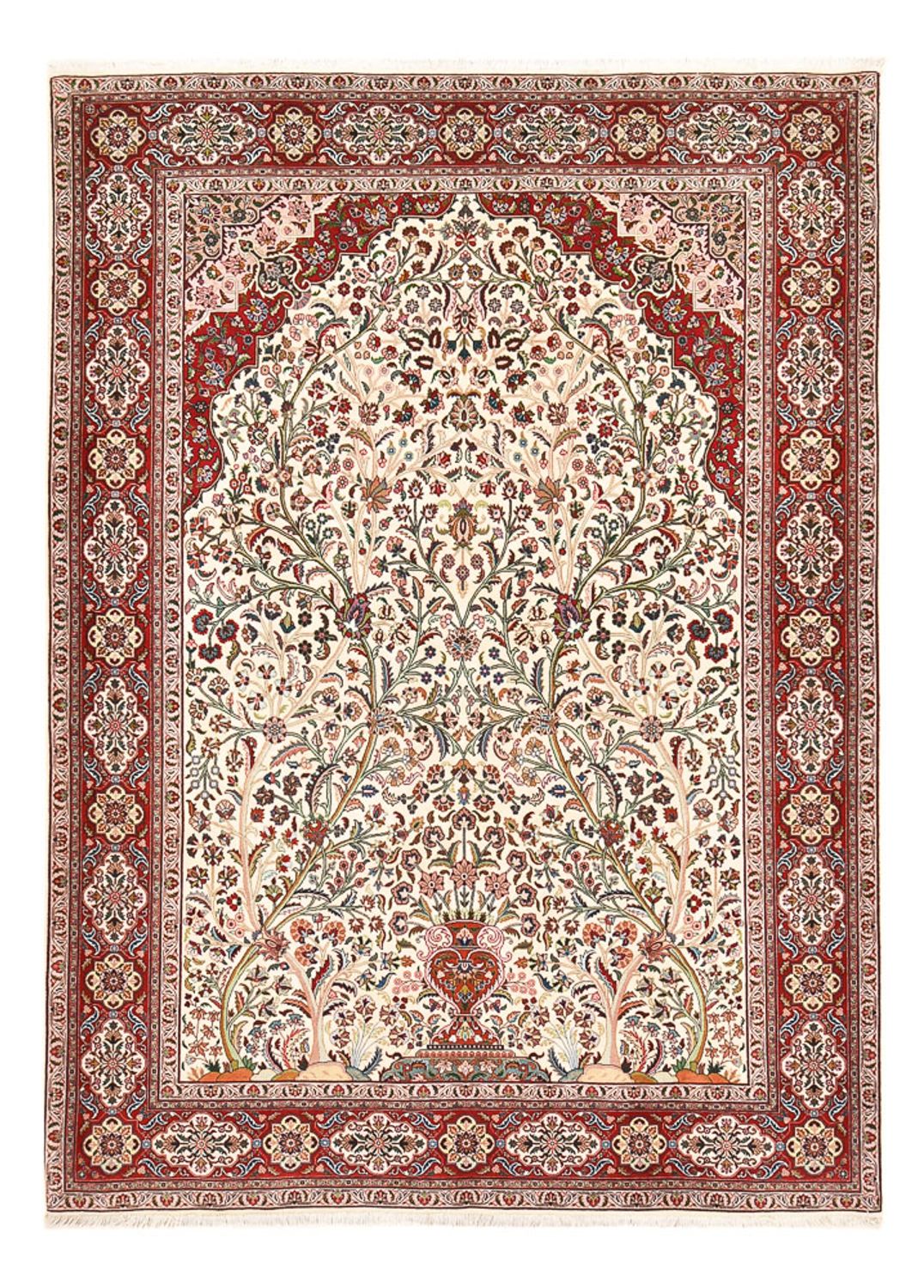 Persisk matta - Tabriz - Royal - 250 x 178 cm - grädde