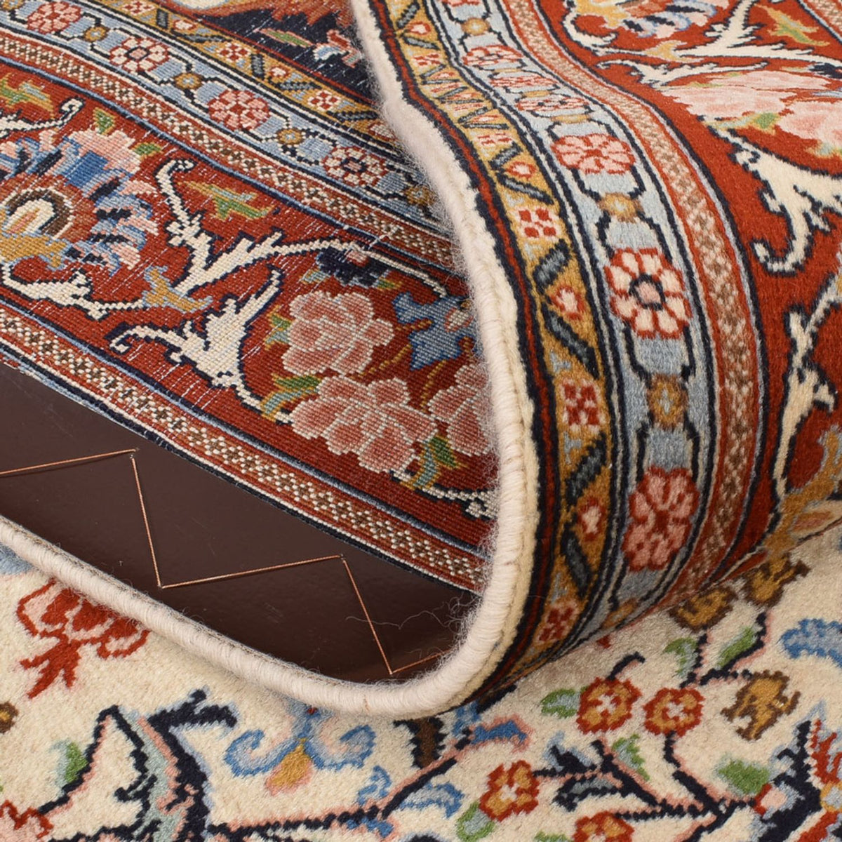 Persisk matta - Bijar - 252 x 142 cm - sand