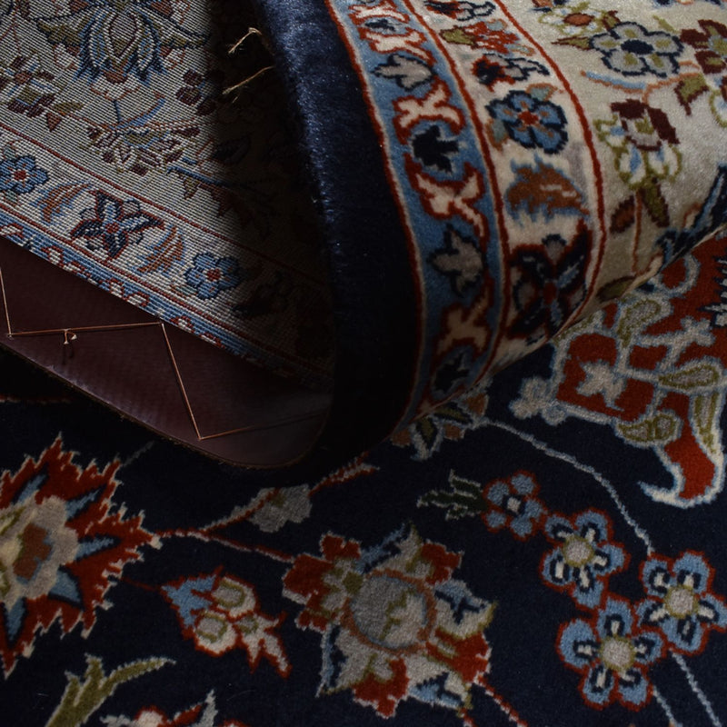 Persisk matta - Royal - Kungliga - 295 x 192 cm - mörkblå