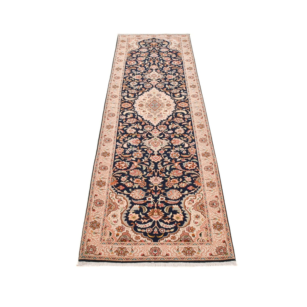 Runner Persisk matta - Tabriz - Royal - 310 x 82 cm - mörkblå