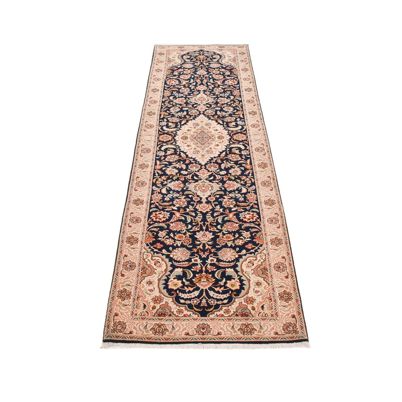 Runner Persisk matta - Tabriz - Royal - 310 x 82 cm - mörkblå