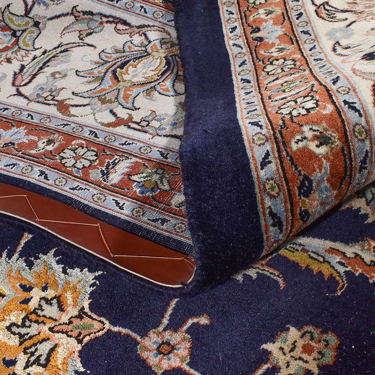 Persisk matta - Classic - Kungliga - 391 x 304 cm - mörkblå
