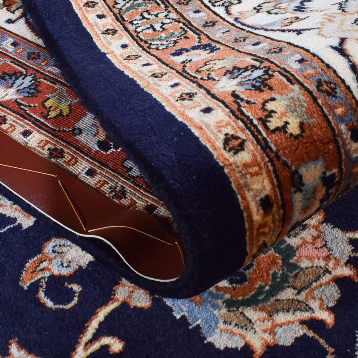 Persisk matta - Classic - Kungliga - 334 x 245 cm - mörkblå