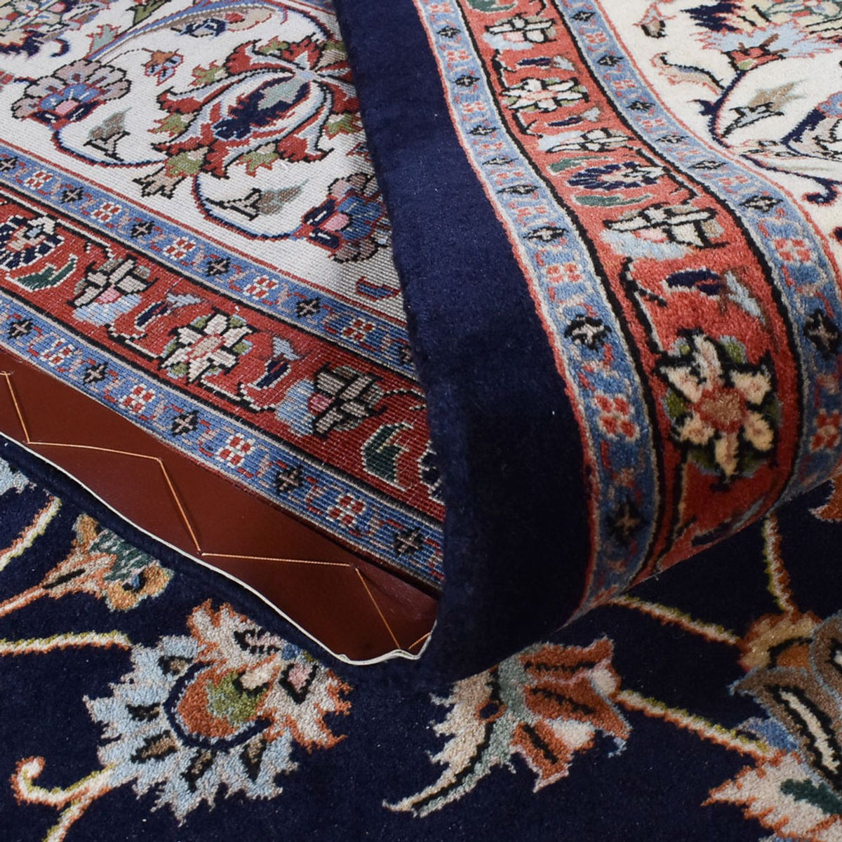 Persisk matta - Classic - Kungliga - 345 x 248 cm - mörkblå