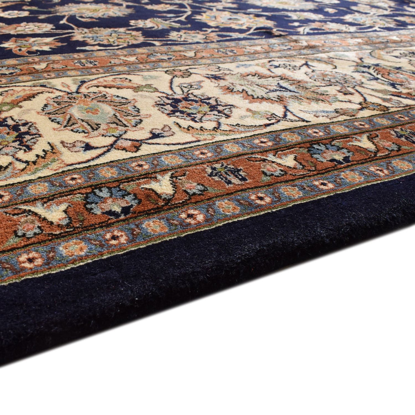 Persisk matta - Classic - Kungliga - 385 x 300 cm - mörkblå