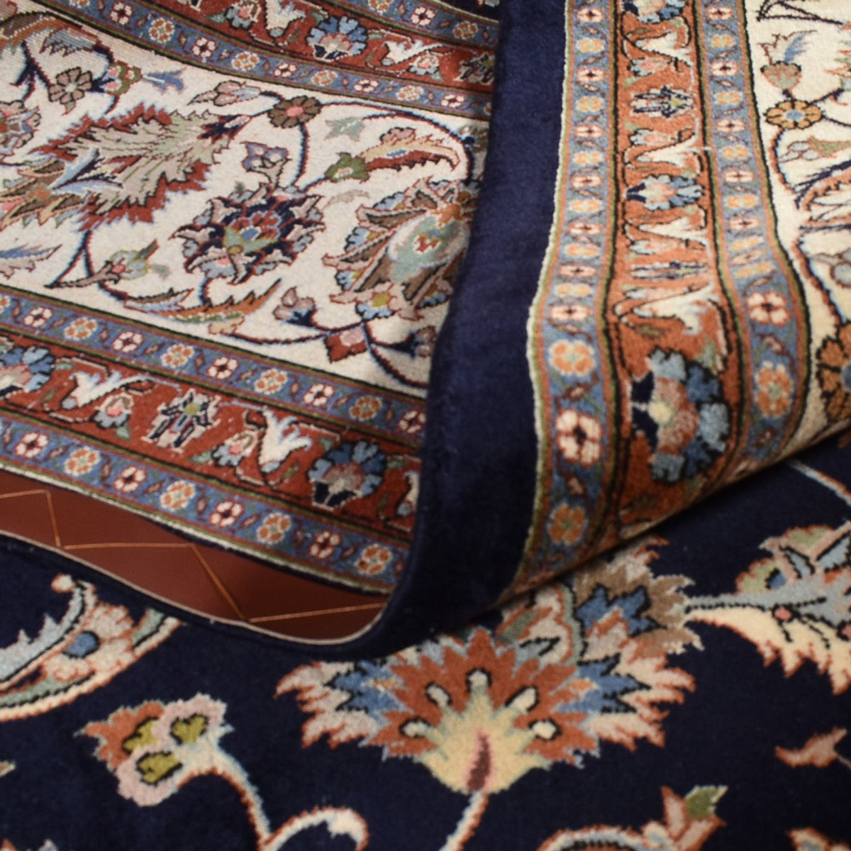 Persisk matta - Classic - Kungliga - 385 x 300 cm - mörkblå