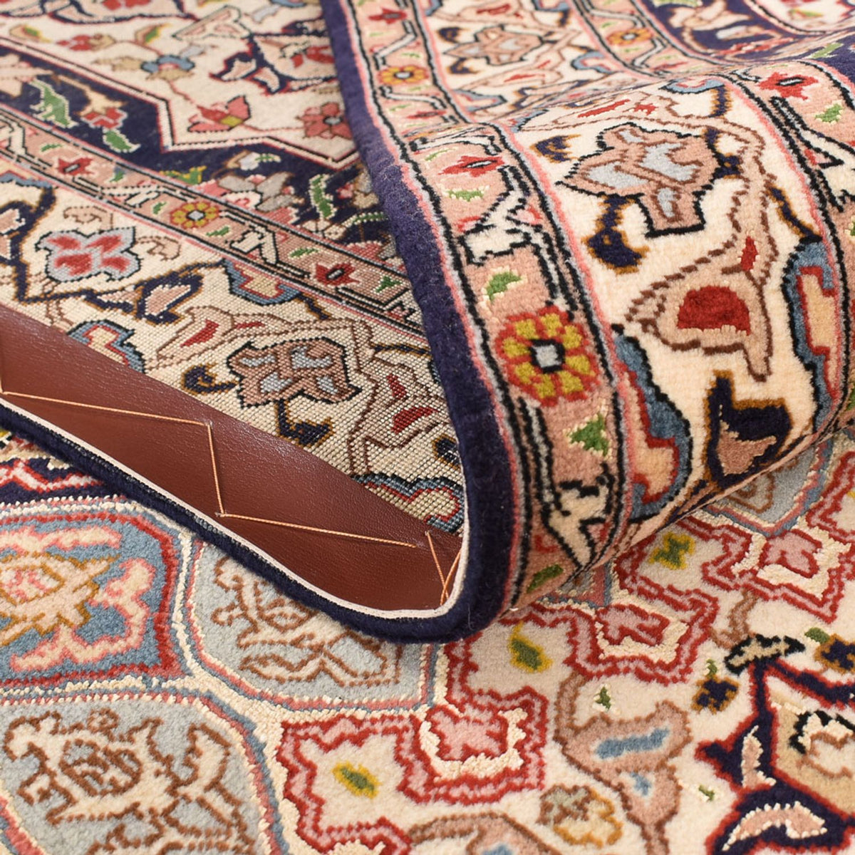 Persisk matta - Tabriz - Royal - 400 x 297 cm - ljusbeige