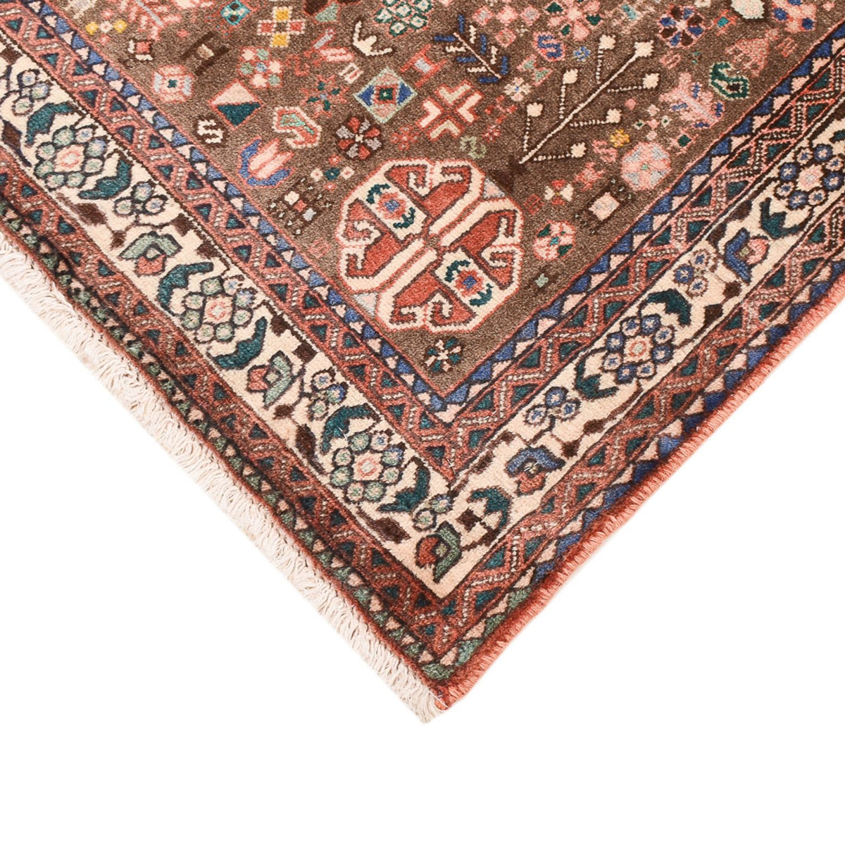 Persisk matta - Nomadic - 150 x 102 cm - ljusröd