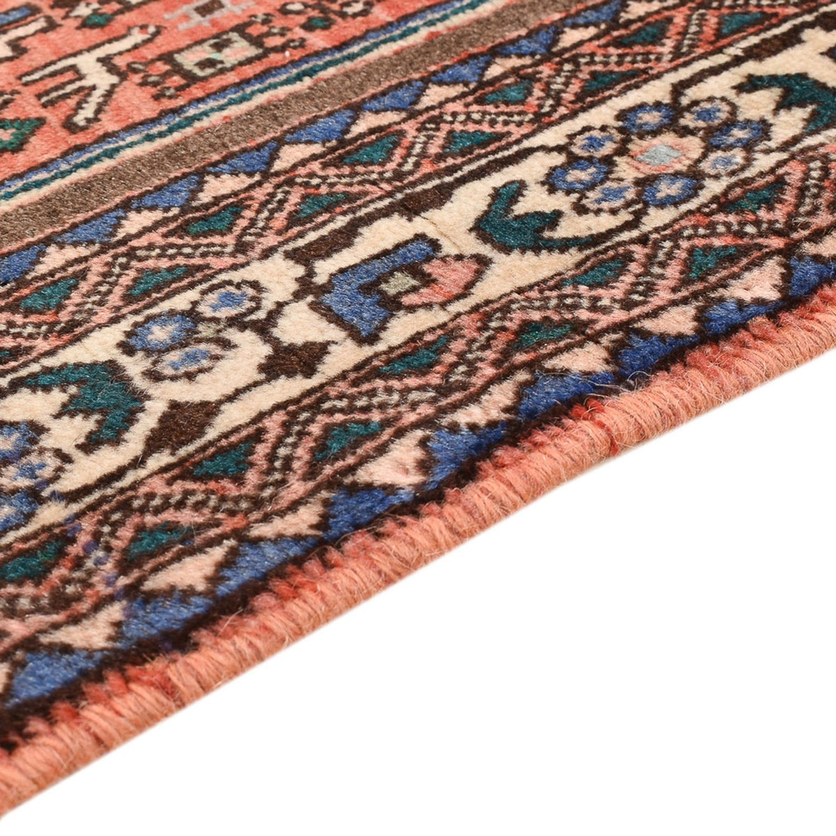 Persisk matta - Nomadic - 150 x 102 cm - ljusröd