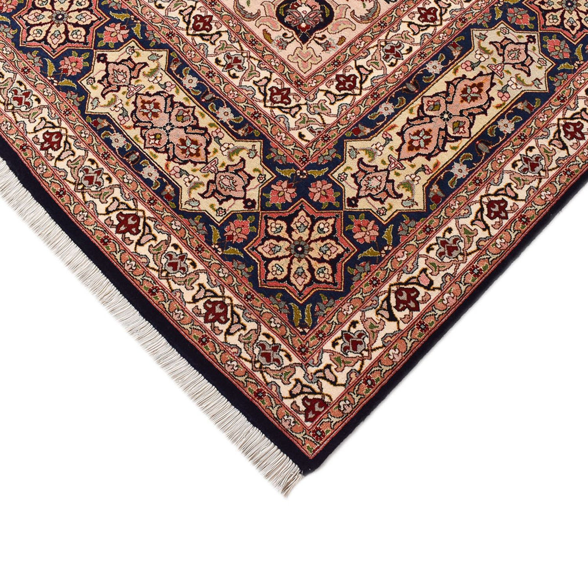 Persisk matta - Tabriz - Royal - 396 x 298 cm - mörk beige