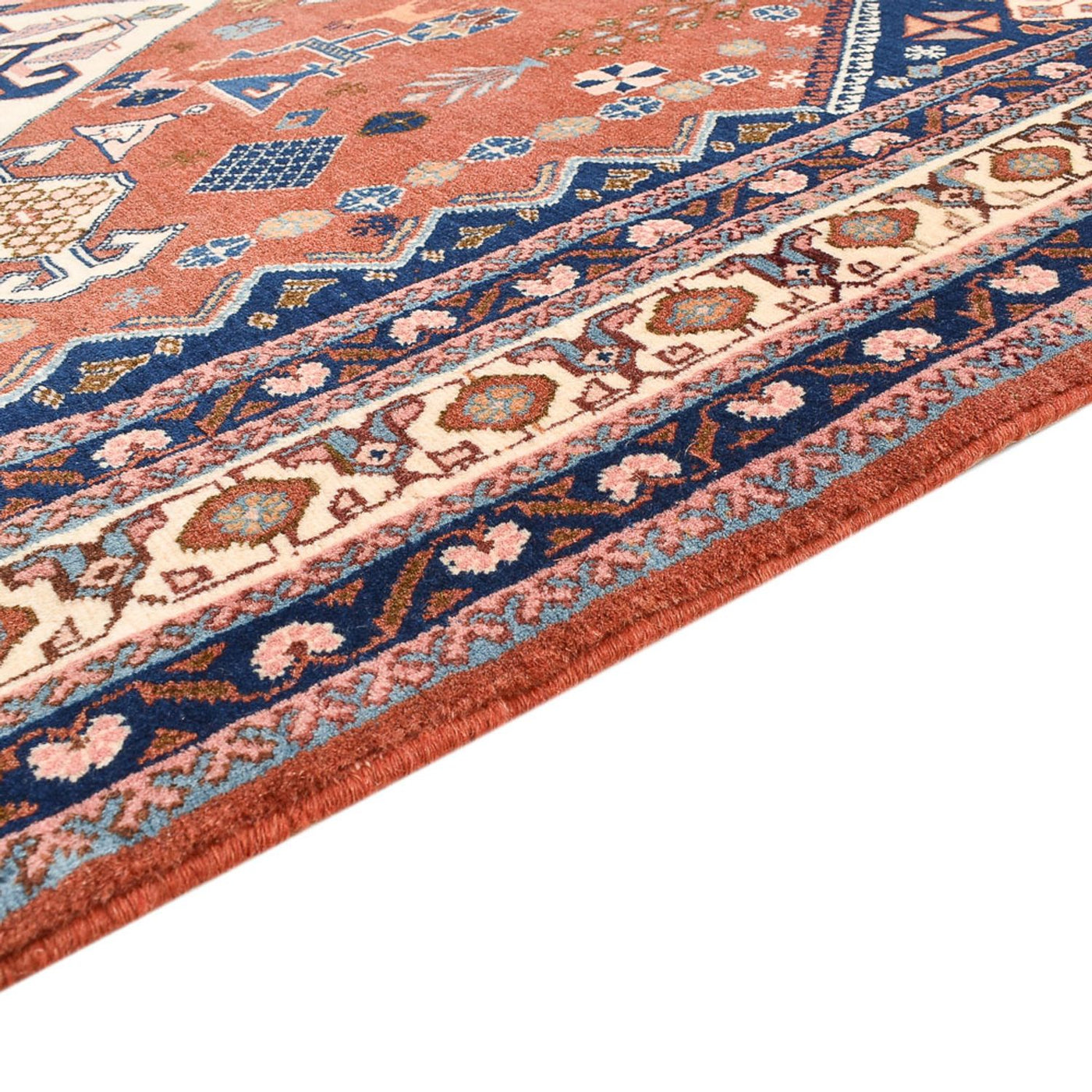 Gabbeh-matta - Kashkuli Persiska - 157 x 113 cm - flerfärgad