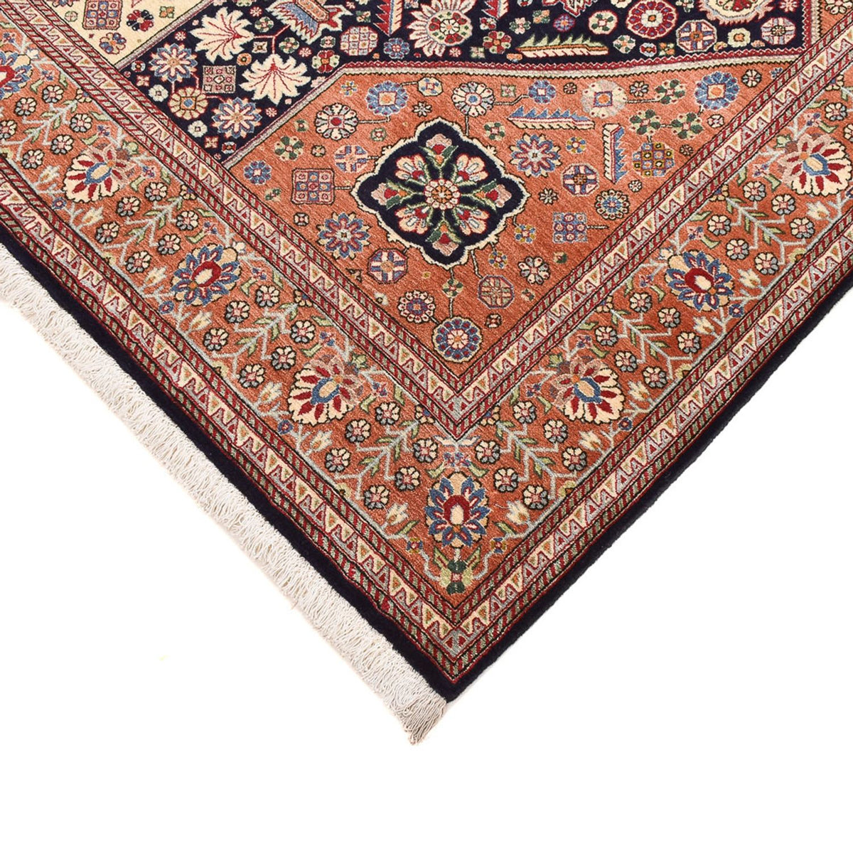 Gabbeh-matta - Kashkuli Persiska - 205 x 144 cm - mörkblå