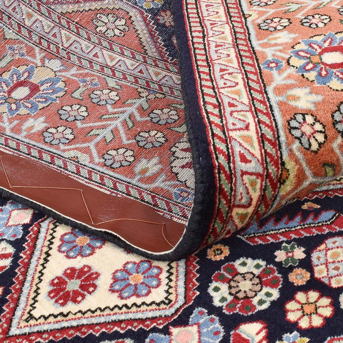 Gabbeh-matta - Kashkuli Persiska - 205 x 144 cm - mörkblå